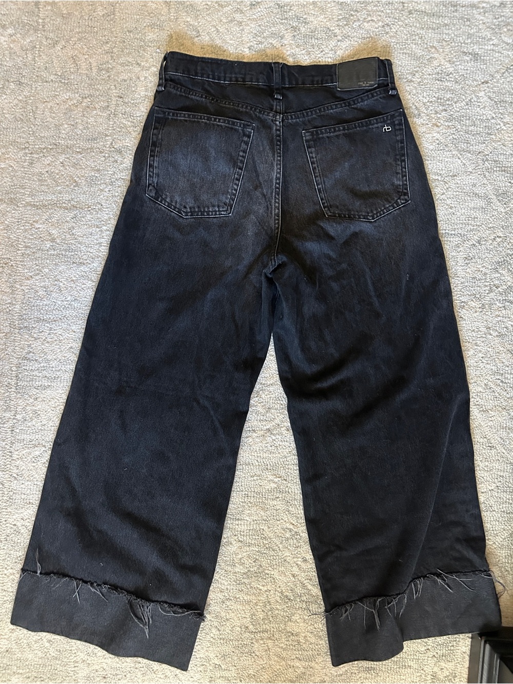 rag & bone Sofie High Rise Ankle Ultra Wide Jeans - Picture 6 of 6